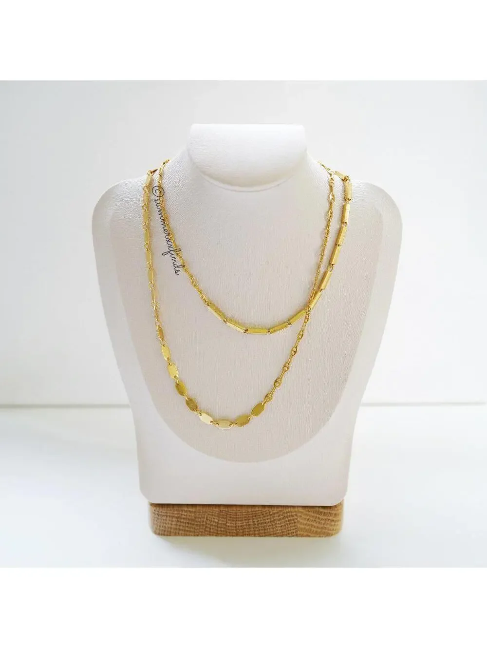 Madewell Mixed Mismatched Chain Long Necklace - Picture 4 of 6